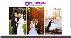 Desktop Screenshot of piotrbrichacek.pl